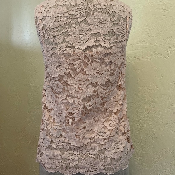 DOLCE & GABBANA 2pc lace sleeveless blouse in orange - Picture 2 of 16